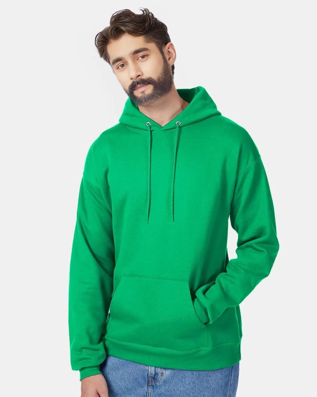 Hanes Unisex Eco Friendly Midweight Pouch Pocket Hooded Sweatshirt For Layering Outfits